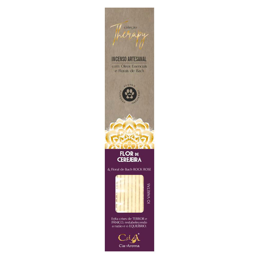 Incenso Flor de Cerejeira Therapy Vegano 10 Varetas